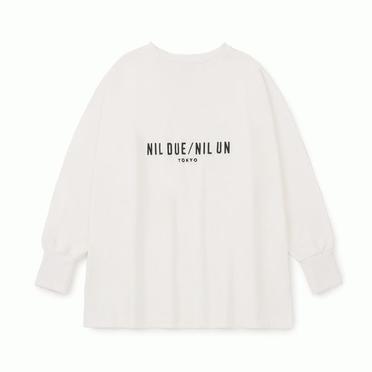 LONG SLEEVE EMBROIDERY TEE / Off White No.1