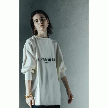 LONG SLEEVE EMBROIDERY TEE / Off White No.6