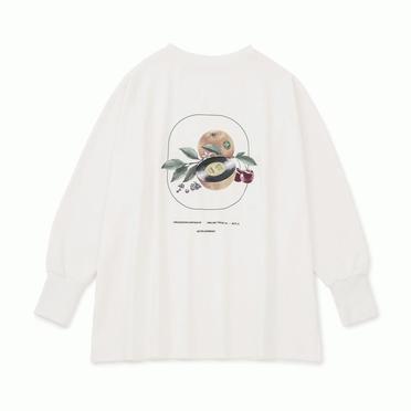 LONG SLEEVE FRUITS TEE / Off White No.1