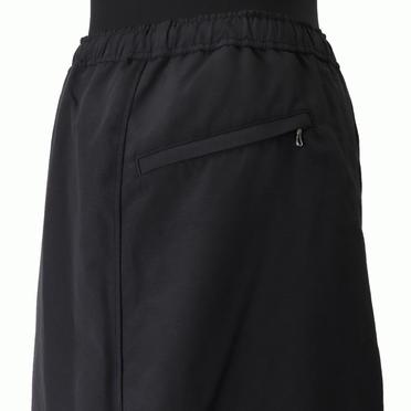 GROSGRAIN SKIRTED PANTS　BLACK No.9