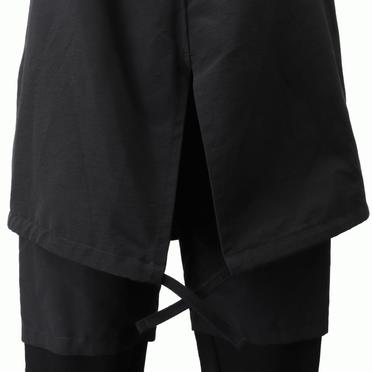 GROSGRAIN SKIRTED PANTS　BLACK No.11