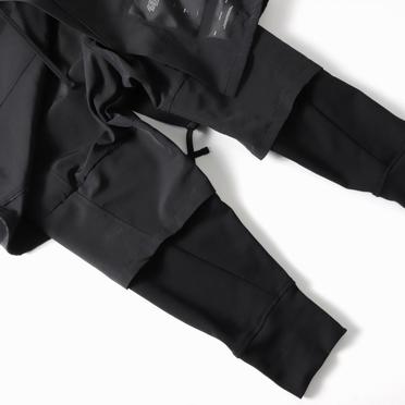 GROSGRAIN SKIRTED PANTS　BLACK No.14