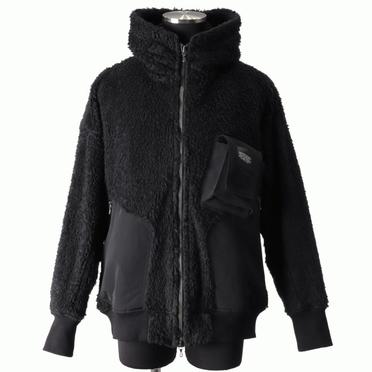 HEAVY BOA CARGO PARKA　BLACK No.1