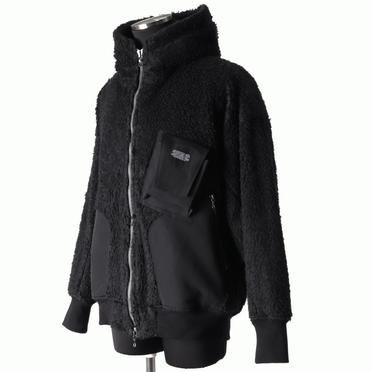 HEAVY BOA CARGO PARKA　BLACK No.2