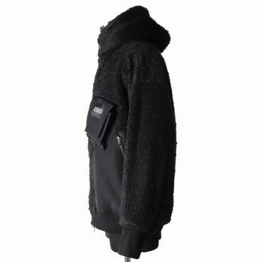 HEAVY BOA CARGO PARKA　BLACK No.3