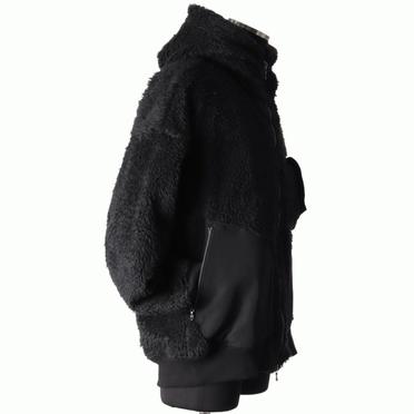 HEAVY BOA CARGO PARKA　BLACK No.7