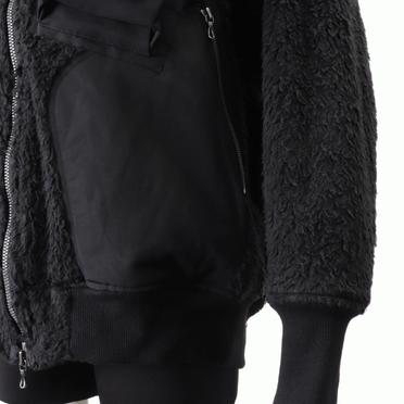 HEAVY BOA CARGO PARKA　BLACK No.13