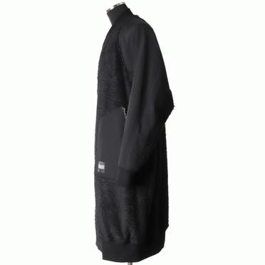 HEAVY BOA COAT　BLACK No.3