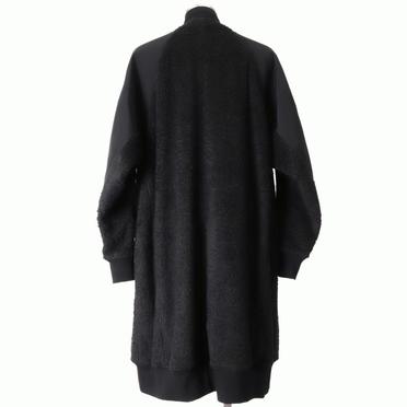 HEAVY BOA COAT　BLACK No.5