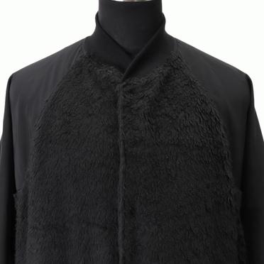 HEAVY BOA COAT　BLACK No.7