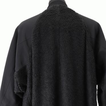 HEAVY BOA COAT　BLACK No.10