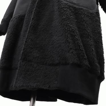 HEAVY BOA COAT　BLACK No.13