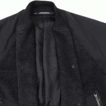 HEAVY BOA COAT　BLACK No.14