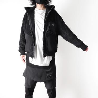 HEAVY BOA CARGO PARKA　BLACK No.23