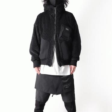 HEAVY BOA CARGO PARKA　BLACK No.24