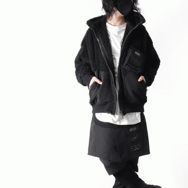 HEAVY BOA CARGO PARKA　BLACK No.28