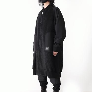 HEAVY BOA COAT　BLACK No.18