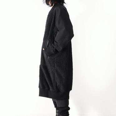 HEAVY BOA COAT　BLACK No.19