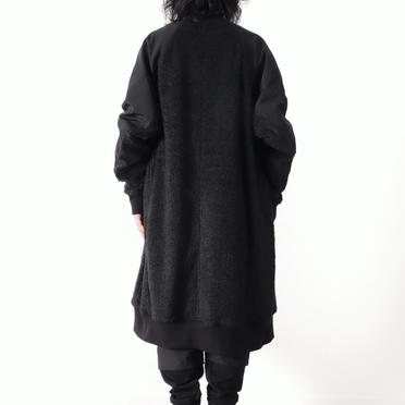 HEAVY BOA COAT　BLACK No.21