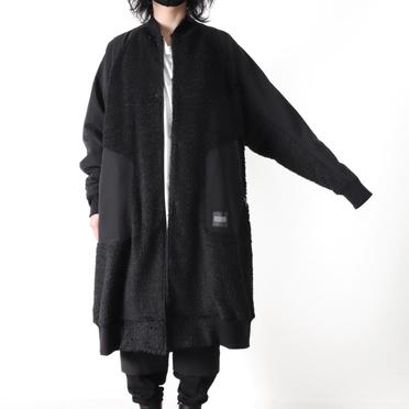 HEAVY BOA COAT　BLACK No.23