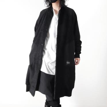 HEAVY BOA COAT　BLACK No.27