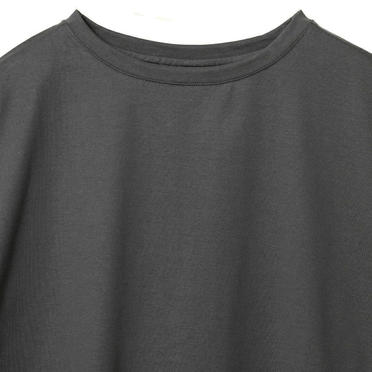 ヘムラウンドロングスリーブ Tee　CHARCOAL No.3