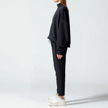 MIDIUMISOLID mock neck P/O　BLACK No.12