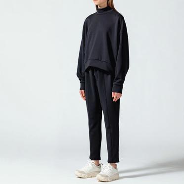 MIDIUMISOLID mock neck P/O　BLACK No.14