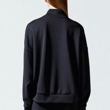 MIDIUMISOLID mock neck P/O　BLACK No.19