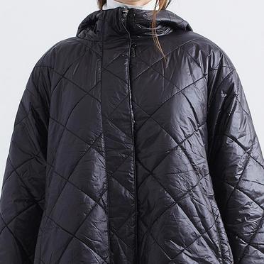 MIDIUMISOLID reversible quilting coat　BLACK No.23