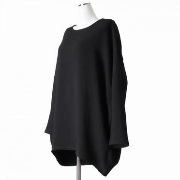 boat neck cocoon P/O　BLACK No.2