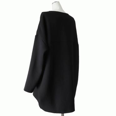 boat neck cocoon P/O　BLACK No.4