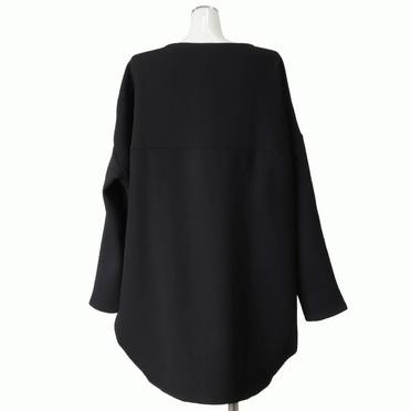 boat neck cocoon P/O　BLACK No.5