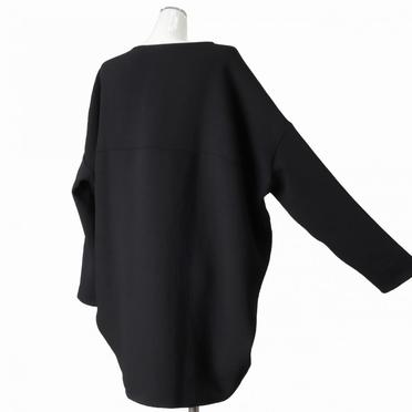 boat neck cocoon P/O　BLACK No.6