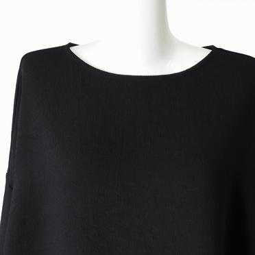 boat neck cocoon P/O　BLACK No.7