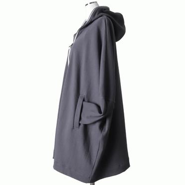 [SALE] 30%OFF　bajra ダブルフェイス接結 フーデッドブルゾン　CHARCOAL GRAY No.4