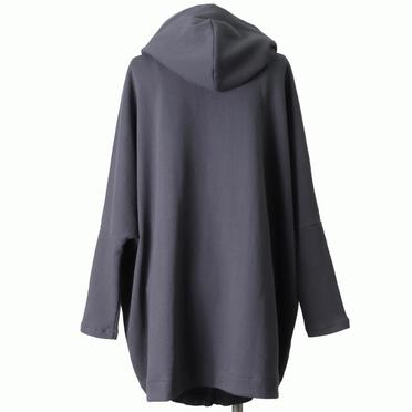 [SALE] 30%OFF　bajra ダブルフェイス接結 フーデッドブルゾン　CHARCOAL GRAY No.6