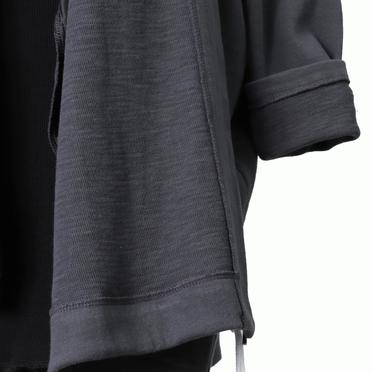 [SALE] 30%OFF　bajra ダブルフェイス接結 フーデッドブルゾン　CHARCOAL GRAY No.14