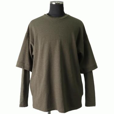 Layered Long Top　KHAKI No.1