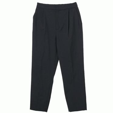 [SALE] 50%OFF　MICA&DEAL ワンタックテーパードパンツ　BLACK No.1