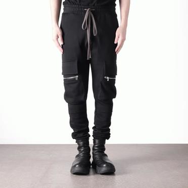 Sweat Cargo Slim Long Pants　BLACK No.13