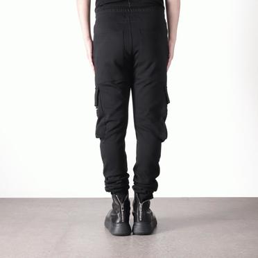 Sweat Cargo Slim Long Pants　BLACK No.17