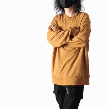 Dolman oversize Pullover　MUSTARD No.20