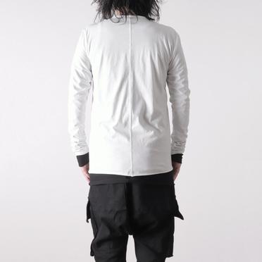 Layered Long Top　WH×BK No.17