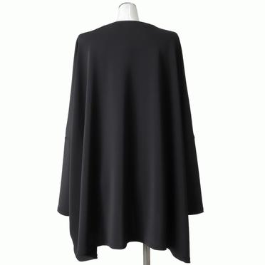 crew neck wide tunic　BLACK No.5