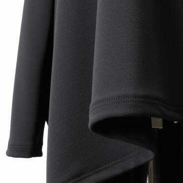 crew neck wide tunic　BLACK No.12