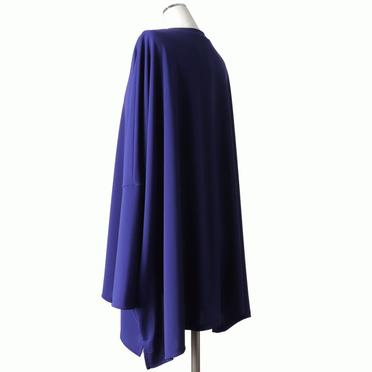 crew neck wide tunic　BLUE No.4