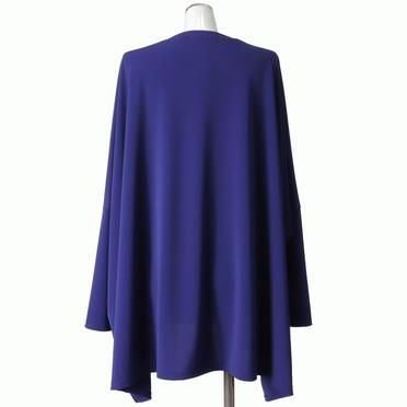 crew neck wide tunic　BLUE No.5