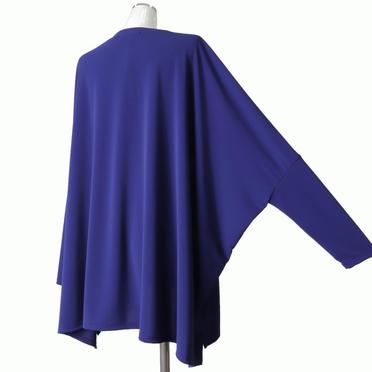 crew neck wide tunic　BLUE No.6