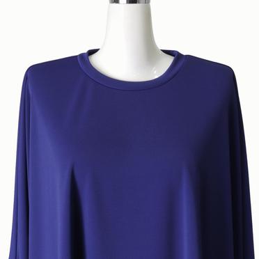 crew neck wide tunic　BLUE No.7